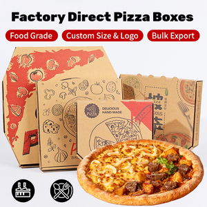 Trung Quốc Bánh Pizza Hộp Nhà Máy Bán Buôn Chất Lượng Cao Giấy Bánh Pizza Hộp Giấy Không Thấm Mỡ Chất Liệu Takeaway Bánh Pizza Giao Hàng Hộp <span class=keywords><strong>Carton</strong></span> - Product Image 3