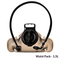 Sac d'hydratation pliable en TPU sans BPA pour le camping, poche à eau à large ouverture anti-fuite pour la randonnée et le cyclisme