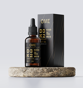 Huesos saludables Suplementos Vitamina orgánica D3 K2 Suplemento Max Strength Gotas líquidas - Product Image 2