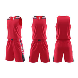 Camisetas de baloncesto personalizadas de alto grado, absorbentes de sudor, transpirables para adultos y niños, conjuntos de uniformes cómodos de talla grande disponibles - Product Image 1