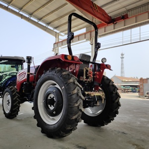 Usine 50hp 70hp 100hp 4x4 petits tracteurs mini-tracteurs avec chargeuse frontale rétrocaveuse Agriculture <span class=keywords><strong>Fram</strong></span> tracteur Agricolas - Product Image 5