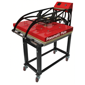 Máquina de Prensa de Calor Neumática de Tipo Plana, Equipo de Impresión Comercial con Operación Automática y Construcción de Acero Rojo - Product Image 1