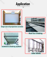 AOK 45mm/12 Google Home Smart Blind cebra Cortina Motorizada Blackout Window Blinds Roller Tubular Motor