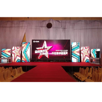 Écran LED publicitaire TOPvision 3,91 mm, panneau vidéo mural, location pour la publicité sur scène