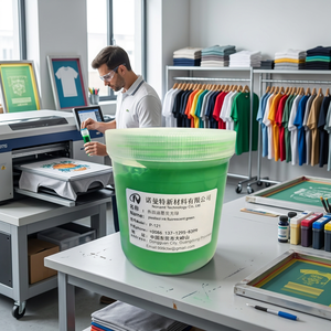 น้ำหมึกพลาสติซอล Nomnat P-103 แบบ 3 มิติ สำหรับงานพิมพ์หนาแบบน้ำมัน สำหรับงานพิมพ์สกรีน 3 มิติบนผ้า จากกวางตุ้ง - Product Image 2