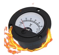 Pantalla de puntero de medidor de voltaje de CA, AC5V, 10V, 15V, AC20V, AC25V, AC30V, AC50V, AC100V, AC150V, AC200V, 65,5mm de diámetro