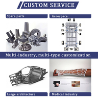 Pièces d'impression 3D en métal optimisées en termes de topologie Oitech, conception générative, support SLM DMLS, OEM personnalisé