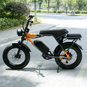 Bicicleta Eléctrica Híbrida V8 750W 48V 15Ah con Llantas Gruesas para Ciudad, Bicicleta Eléctrica de Montaña para Adultos - Product Image 3