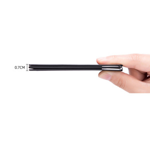 Ince alüminyum araba sürücü lisans seti kimlik kredi kartı kapak kılıf için kartvizit için araba sürüş belgeleri seyahat geçmek çanta - Product Image 3