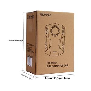 휴대용 12V 디지털 차량용 에어 펌프 라이트 타이어 공기주입기 자동차 오토바이 150PSI 아날로그 게이지 - Product Image 6