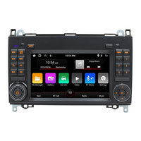 Système multimédia de voiture sans fil avec écran 7 pouces, CarPlay, Android Auto, WiFi, système stéréo de voiture, Mercedes