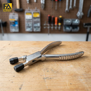 Stainless Steel Circlip Pliers 3 In Serrated Jaw Flat Tip Industrial Grade Soft Grip Handle High Quality Instruments - Product Image 2