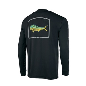 Camisa de Pesca Personalizada de Manga Larga, Transpirable, con Protección Solar SPF, de Poliéster y Elastano - Product Image 1