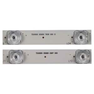 6Lamps RF-AJ490E32-0601L/R-01 A1 Aluminum <b>LED</b> <b>Strip</b> Light for LC-49CFE5001K/LC490DUY-SHA1 - Product Image 5