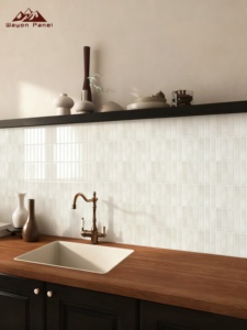 Wayon Eco-friendly Non-yellowing PU Gel Wall <strong>Stickers</strong> 3D Effect Faux Ceramic Mosaic <strong>Tiles</strong> Peel and Stick for <strong>Bathroom</strong> - Product Image 2
