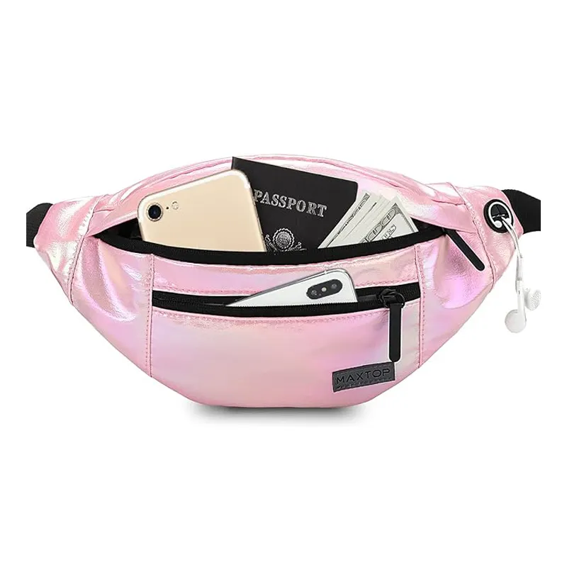 Personalize a bolsa de viagem com cinto para mulheres, moda esportiva ao ar livre e mochila para meninas
