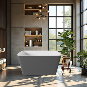 Mini Slim Standing Rectangular Open Top Papelera <span class=keywords><strong>Bañeras</strong></span> Bañera de hidromasaje Estilo Reciclaje Bañera independiente - Product Image 5