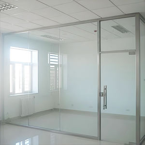 ผนังกระจกแบบไร้กรอบสำหรับภายนอกและภายในอาคาร กระจกนิรภัยหนา 10 มม. 12 มม. 15 มม. - Product Image 1