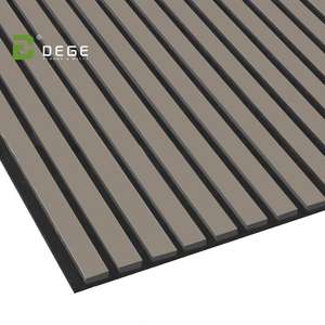 Pannello Murale in Legno ad Alto Assorbimento Acustico Ecologico Design 3D con <span class=keywords><strong>Doghe</strong></span> in Legno per Studio di Streaming Live Hotel Appartamenti - Product Image 1