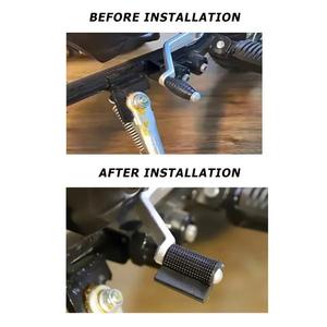 ปลอกหุ้มคันเกียร์ยางกันลื่นแบบสากล ปลอกป้องกันด้านบนสำหรับรถจักรยานยนต์ออฟโรดและยานพาหนะ อุปกรณ์ยานยนต์ - Product Image 4