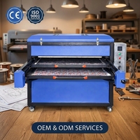 Presse à chaud grand format automatique industrielle pour le transfert thermique sur vêtements et textiles par sublimation