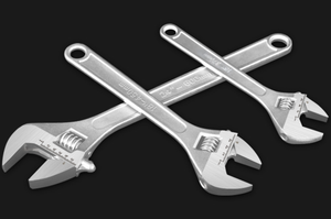 Ağır krom dövme çelik Shifter anahtarı ile inç metrik ölçekli geniş kalibreli açılış ayarlanabilir anahtarı anahtarı - Product Image 6