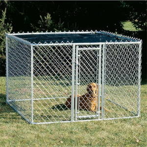 Grandes <span class=keywords><strong>cages</strong></span> de chenil galvanisées de haute qualité pour animaux de compagnie - Product Image 4
