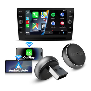 อะแดปเตอร์ไร้สาย USB Carplay รองรับการควบคุมด้วยเสียงแบบ Universal พร้อม Wifi แบบ Dual Band Carlinkit Mini Ultra Android Auto Car Play Dongle สำหรับ Apple - Product Image 1