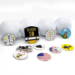 Marqueur de balle de golf magnétique personnalisé à livraison rapide, vente en gros, avec jeton de poker magnétique - Product Image 2