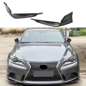 Kit de Carrocería para IS250 IS350 F Sport 2014-2016, Estilo TR-D, Divisores de Parachoques Delanteros, Material Plástico ABS, Color Negro Mate - Product Image 6