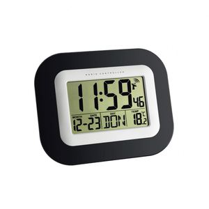 Smart Alarm <b>Clock</b> LCD Electronic Desktop Time Snooze Calendar Temperature Display DCF Alarm <b>Clock</b> with Power Bank <b>Digital</b> <b>Clock</b> - Product Image 1