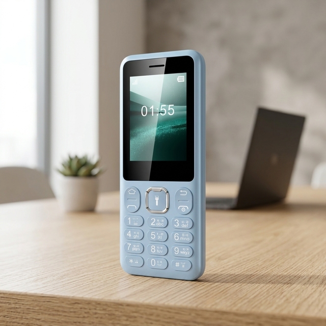 OEM Bar Keypad Phone for Elderly Built-in Torch Loud Speaker USB Charging Dual SIM Long Standby Time Spanish/German/French