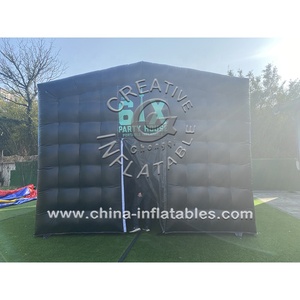 人気のポータブルインフレータブルナイトクラブディスコ照明ミュージックバーインフレータブルキューブパーティーインフレータブルテントイベント用 - Product Image 2