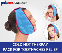 Enveloppements réutilisables en gel chaud et froid pour le soulagement des mâchoires de glace pour les dents de sagesse, la chirurgie buccale et faciale