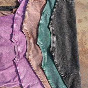 TKAN70 Fashion Streetwear Aicd Washed <b>Silk</b> Screen Printed Custom T-shirt Oversized Summer T-shirt 100% Cotton Knitted - Product Image 3