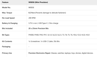 Destornillador Inalámbrico de Precisión Industrial Mini Portátil al por Mayor, Motor sin Escobillas, Batería de Iones de Litio para Dispositivos Electrónicos