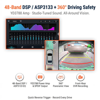 Système Multimédia Automobile SL32 10 pouces avec Écran Tactile IPS, Android 15, DSP, RGB, Bluetooth, Radio FM, CarPlay et Navigateur GPS
