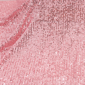 Largeur 130 cm Polyester paillettes colorées broderie perles brillantes tissu en maille tulle lourd dentelle tissu pour robe de mariée cheongsam - Product Image 5