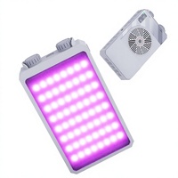 Mini lampe vidéo LED RVB U25 avec pince réglable pour photographie, éclairage de poche pour appareils photo et téléphones, en plastique intégré