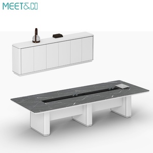 Executive L-Shaped Modern White Wood Office Furniture <b>Adjustable</b> Corner Gaming <b>Table</b> for Home Computer Gaming - Product Image 6