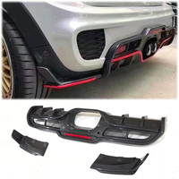 Pour Mini F56 F57 Cooper JCW fibre de carbone lèvre arrière pare-chocs barre diffuseur pour F56 corps Kit becquet