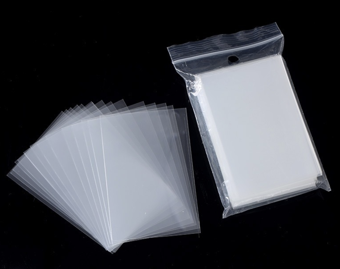 transparent card sleeves