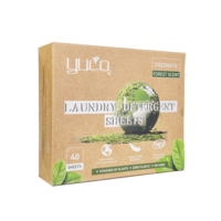 40 Feuilles de Lessive Enzymatique Parfum Forêt Hypoallergéniques Anti-taches