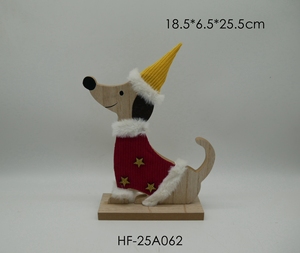 Thủ công thiết kế tốt nhất bằng gỗ trung tâm cho Giáng sinh bảng chai bàn chải cây lụa Màn hình in nhân tạo tuyết chi tiết - Product Image 6