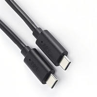 Kabel USB C 100W 10Gbps Pengisian Cepat PD 5A dengan Pelindung Anyaman dan Jaket PVC/TPE untuk Komputer & Ponsel