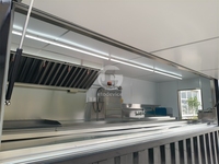 Café mobile à deux étages, remorque bar, caravane alimentaire, grand camion-restaurant à double étage avec cuisine complète, États-Unis