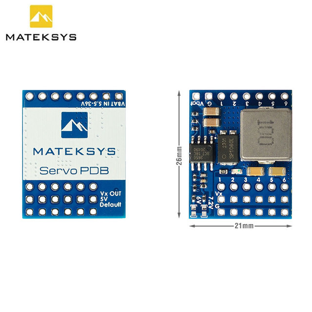 MATEK PDB BEC 5.5-36V to 5-8.2V BEC Voltage Power Module 5V/6V/ 7.2V/8.2V Distribution Board for RC Drone ZLD