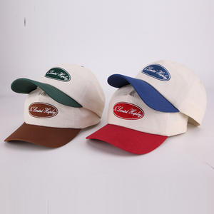 قطن تديل <span class=keywords><strong>5</strong></span> لوحات غير منظم شعار مطرز قبعة سناباك غير منظم طفيف منحني حافة مخصصة قبعات قبعة سناباك - Product Image 4