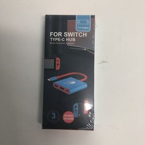 แท่นวาง 3 in 1 สำหรับ Type-C USB 3.0 PD 100W พร้อมที่ชาร์จ ตัวแปลง 4K HD สำหรับเกม N-Switch 3 พอร์ต HDTV OTG HUB Adapter - Product Image 2