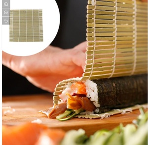 <span class=keywords><strong>Esterilla</strong></span> de Bambú Natural para Enrollar <span class=keywords><strong>Sushi</strong></span>, Color Verde Natural, para <span class=keywords><strong>Sushi</strong></span> Casero, Utensilio de Cocina Ecológico, Empaque Personalizado - Product Image 2